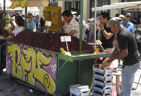 Market in Athens, Greece