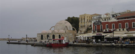 Harbor at Chania, Crete, Greece