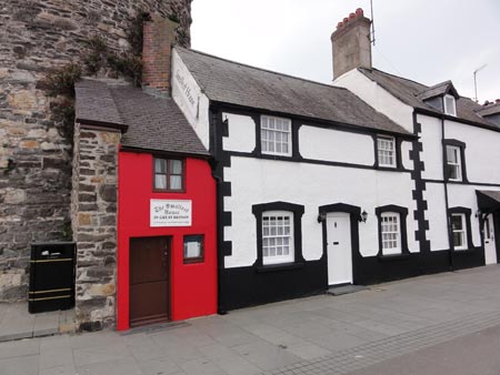 "Smallest house in Britain," Conwy