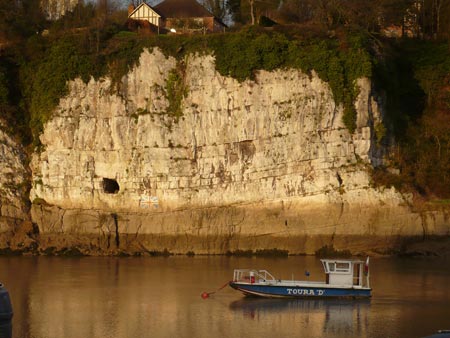 Low tide at the River Wye, Chepstow