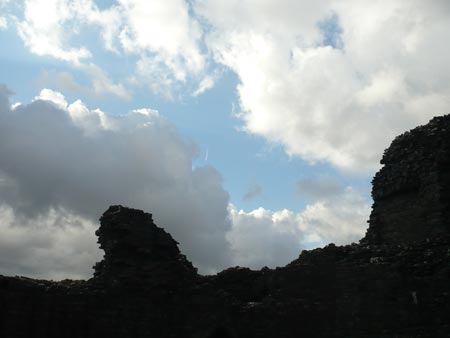 Ruins at Carreg Cennen Castle