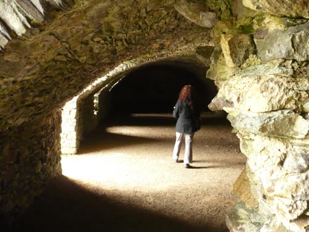 Inside the Bishop's Palace, St. David's