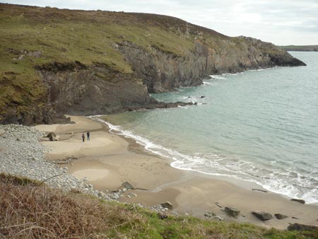 Beach at St. David's Head