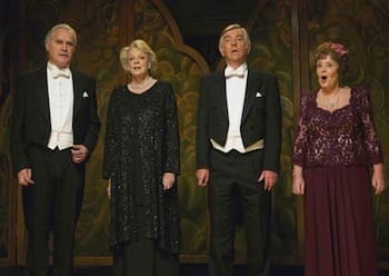 Scene from Quartet - Billy Connolly Maggie Smith Tom Courtenay Pauline Collins