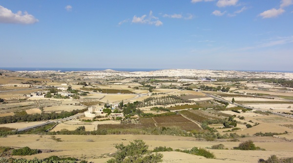View from Mdina