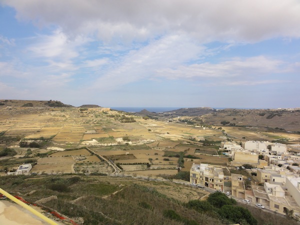 View from the Citadel, Victoria, Gozo