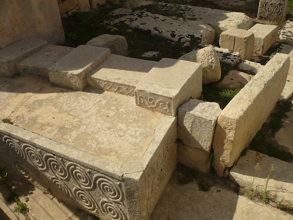 Decorated blocks at Tarxien Temples