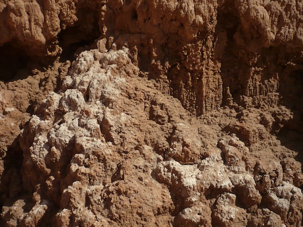 Salt deposits, Valle della Luna, Chile