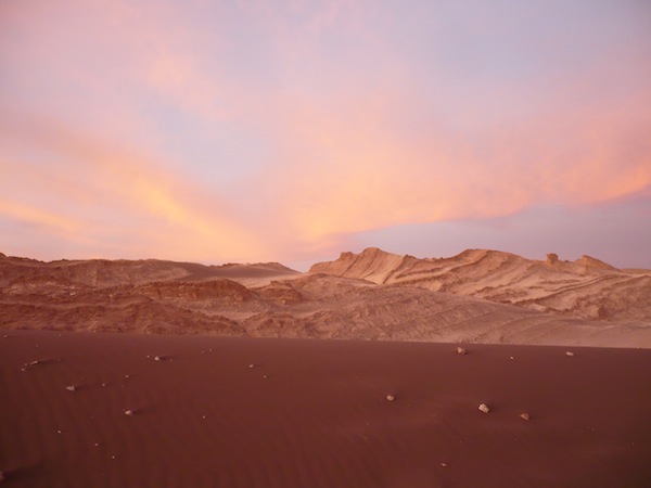 Sunset climb, Atacama Desert, Chile