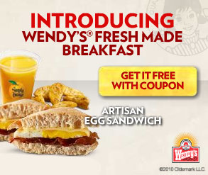 wendys artisan egg sandwich