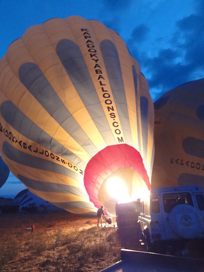 Hot-Air Balloon, Cappadocia, Turkey