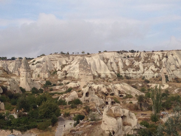 View from the Kelebek Cave Hotel, Göreme, Cappadocia, Turkey