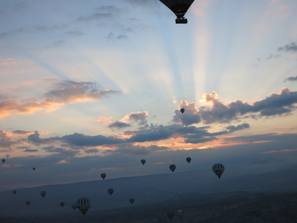 Hot-Air Balloon, Cappadocia, Turkey
