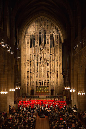 The Saint Thomas Choir of Men and Boys with the Orchestra of St. Luke’s performing Mozart Requiem and Haydn Missa in Angustiis at St. Thomas Church, Fifth Ave.  The performance was conducted by Andrew Nethsingha.  Photo by Ira Lippke.