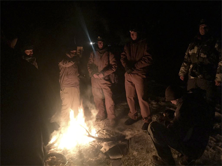 Militia group members occupying the Malheur Wildlife Refuge