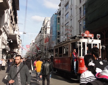 Istiklal Street, Istanbul,Turkey