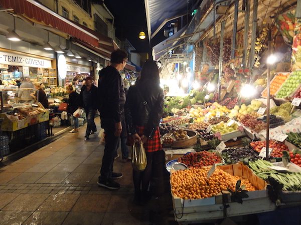 Market stalls in Kadıköy, Istanbul