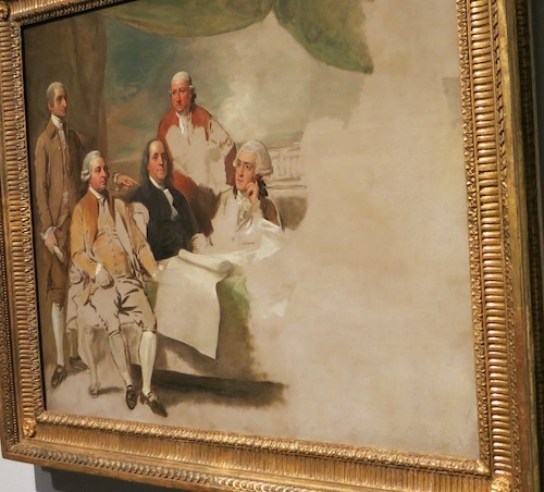 Benjamin West American Commissioners of the Preliminary Peace Negotiations with Great Britain painting