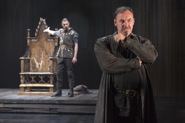 Matthew Needham and Sean Chapman. Photograph: © 2016 Richard Termine Henry IV Royal Shakespeare BAM