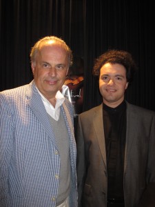 Evgeny Kissin with Martin Engstroem in Verbier. Photo: Ilona Oltuski