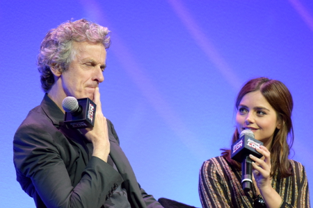 Photo of Peter Capaldi and Jenna Coleman