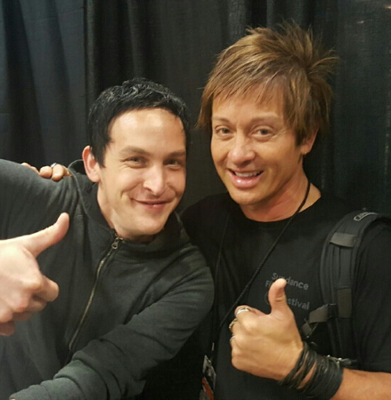 Photo of Robin Lord Taylor and Johnny Alonso