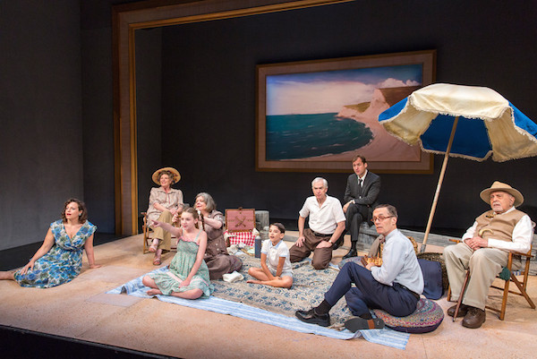 'A Day By the Sea' by N.C. Hunter, directed by Austin Pendleton; presented by The Mint Theater. Cast: Curzon Dobell; Julian Elfer; Katie Firth; Philip Goodwin; Sean Gormley; Polly McKie Kylie McVey; George Morfogen; Athan Sporek; Jill Tanner. PHOTO CREDIT: Richard Termine