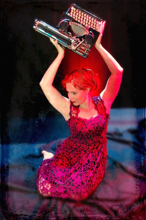 Amanda Jones as Anais Nin. Photo by Antonio Minino