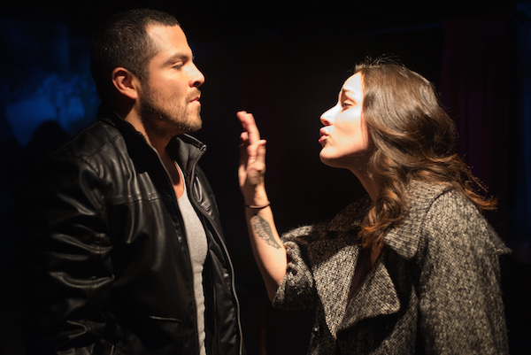 Omar Bustamante and Viviana Valeria in 'The Motherf**cker with the Hat,' photo by Ryan Camarena