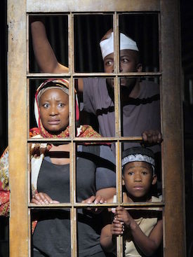 Pauline Malefane, Ayanda Tikolo, Siphosethu Juta in 'A Man of Good Hope' - photo by Keith Pattison
