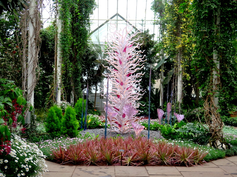 White Tower With Fiori, Dale Chihuly, New York Botanical Garden, Chihuly
