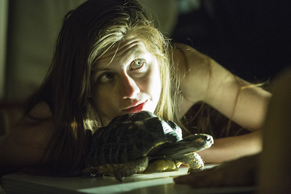 Kelsea Martin in 'Maps for a War Tourist' from Sister Sylvester at Dixon Place. Photo credit: Maria Baranova