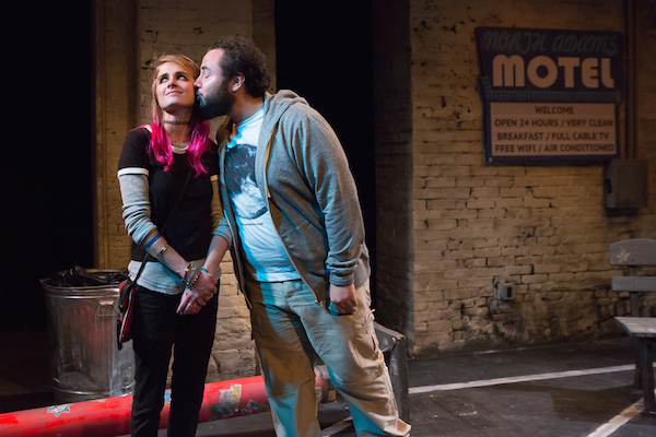 Lacy Allen and Maki Borden in 'Inanimate' by Nick Robideau at the Flea Theater - photo by Hunter Canning