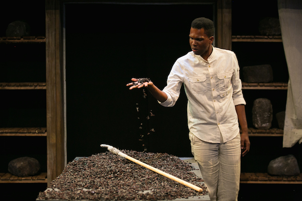 Corey Allen in 'Am I Dead' Flux Theatre Ensemble Kevin R. Free