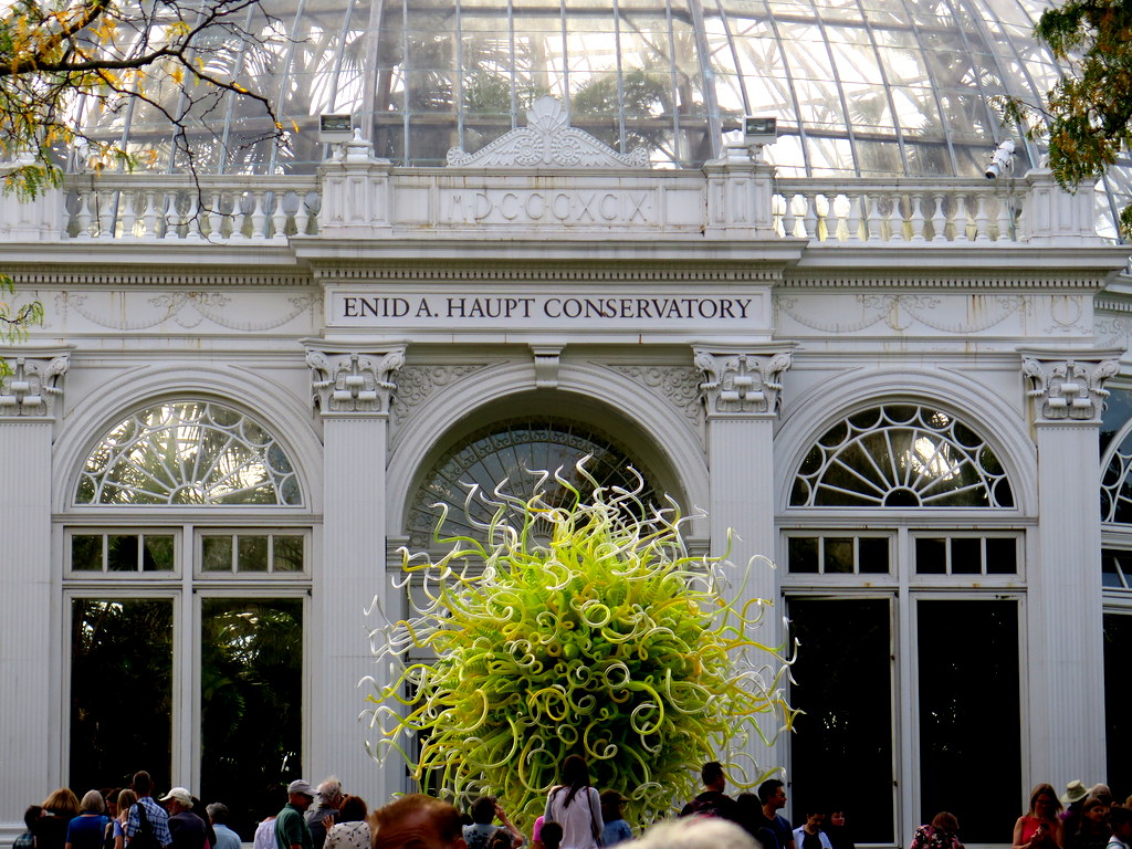 Chihuly Exhibit, NYBG 2017, Sol de Citron, Dale Chihuly