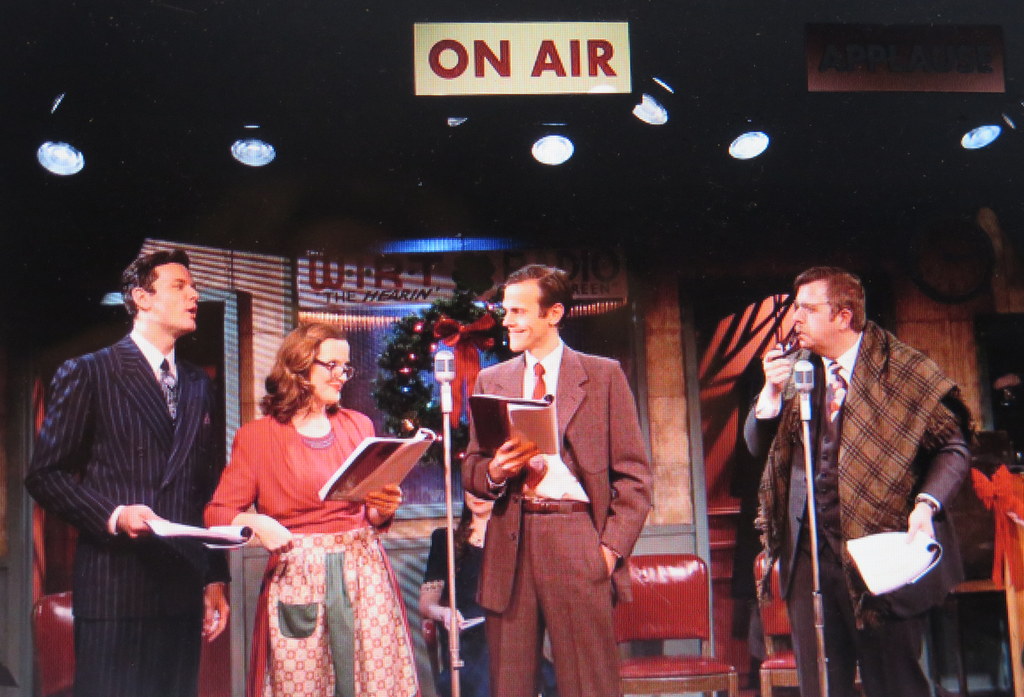 It's a Wonderful Life, Irish Repertory Theatre, Dewey Caddell, Orlagh Cassidy, Aaron Gaines, Ian Holcomb