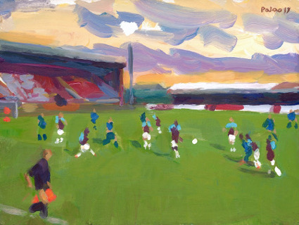 Photo of Edmund Palao's "The New Season" Painting