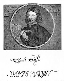 Composer Thomas Tallis