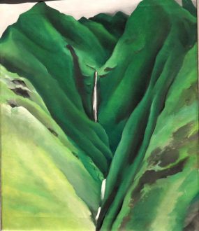 Georgia O'Keeffe, Waterfall, No.2, 'lao Valley, Maui, (1939), Private Collection, 'Georgia O'Keeffe: Visions of Hawai'i, NYBG