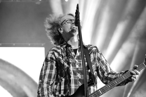 Photo of Bassist Bobby Dall of Poison
