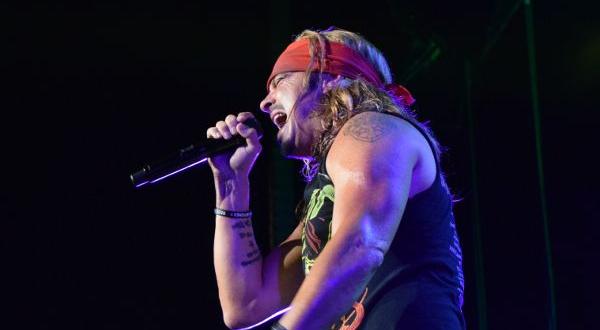 Photo of Bret Michaels, lead vocalist for Poison