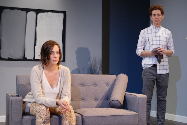 Shannon Marie Sullivan and Braeson Herold in 'Worse Than Tigers' at the New Ohio Theatre (photo courtesy of The Mill)
