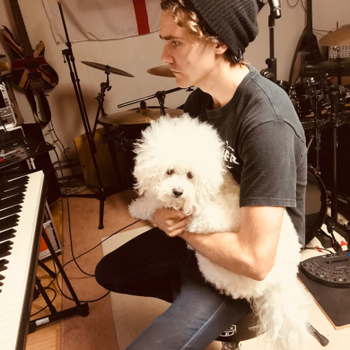 Photo of Dylan Gowan and dog Tango