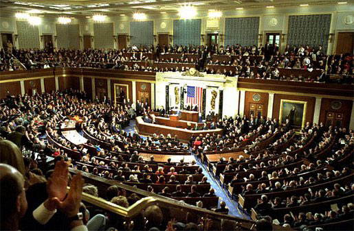 The inside of the House of Representatives