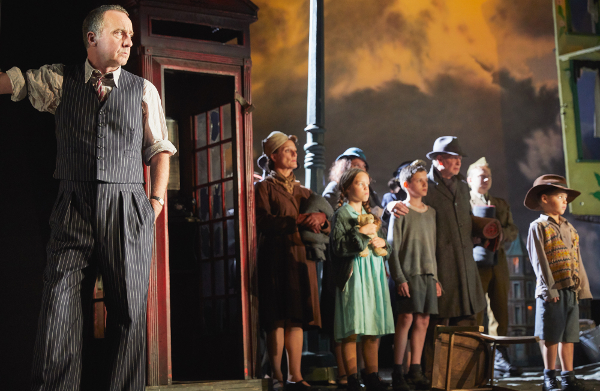 Photo of Liam Brennan and cast members in 'An Inspector Calls'