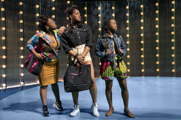 Phumzile Sitole, Antoinette Crowe-Legacy, Mirirai Sithole in 'If Pretty Hurts...' (Joan Marcus)
