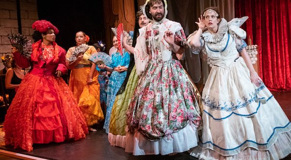 (L-R) Mieko Gavia, Iliana Gauto, Blaze Ferrer, Braulio Cruz, and Juliana Francis Kelly in 'Madame Lynch' (Russ Rowland)