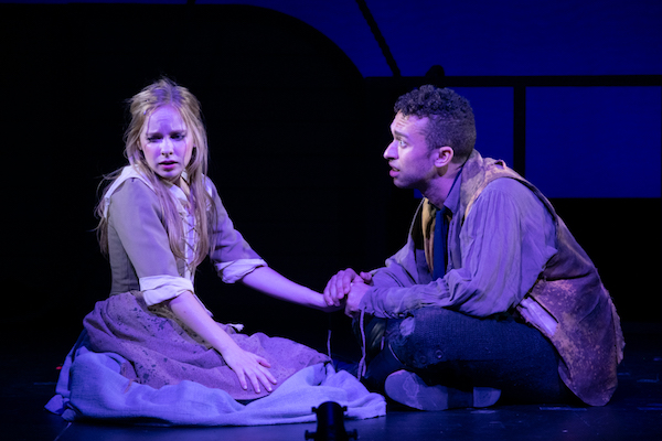 Caitlin Cohn and Jordon Bolden in 'LadyShip' at NYMF (photo by Russ Rowland)
