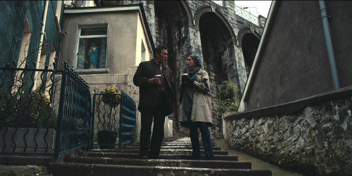 Photo of Ciarán Hinds and Iben Hjejle in 'The Eclipse'