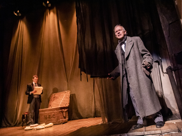 Daniel Easton as the Actor and Robert Goodale as Mr. Kipps in 'The Woman in Black'
